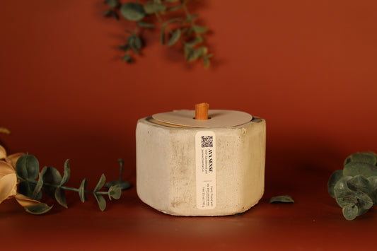 AVA SENSE Concrete Candle