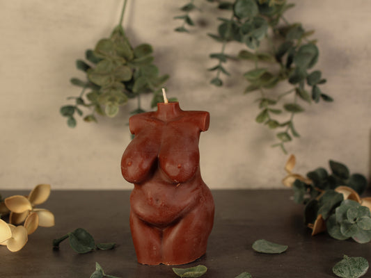 Plus Size Woman Candle