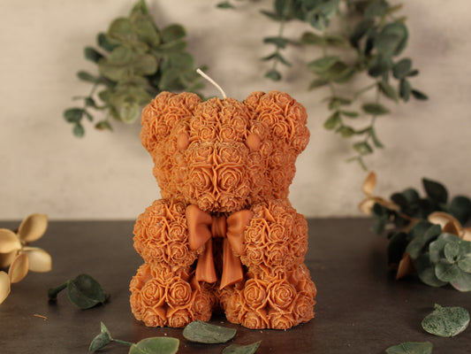 Flower Bear Candle