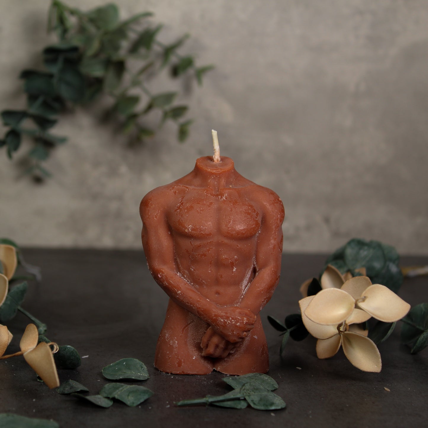 Covered Man Candle